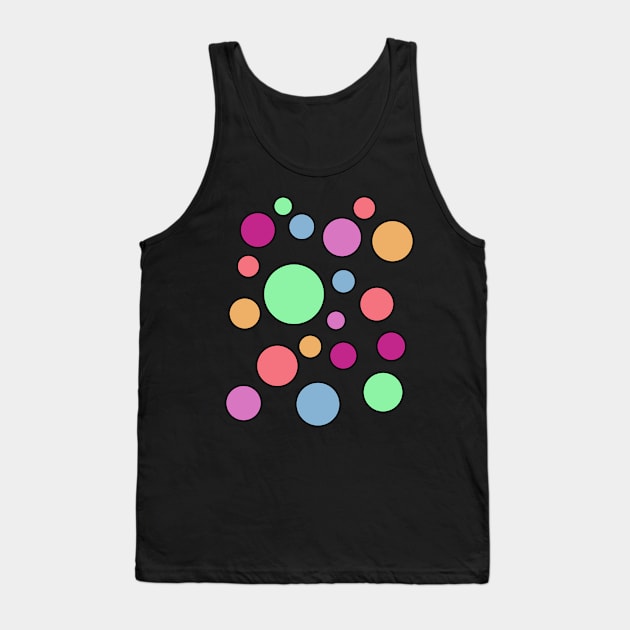 Colorful dots Tank Top by BertanB